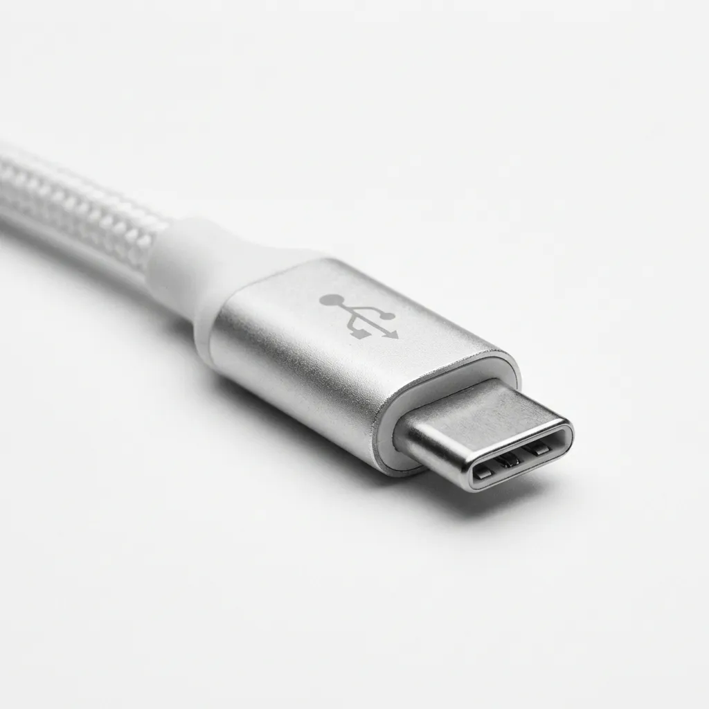 Braided USB Type-C Cable Detail